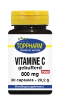 Vitamine C gebufferd 800 mg Puur